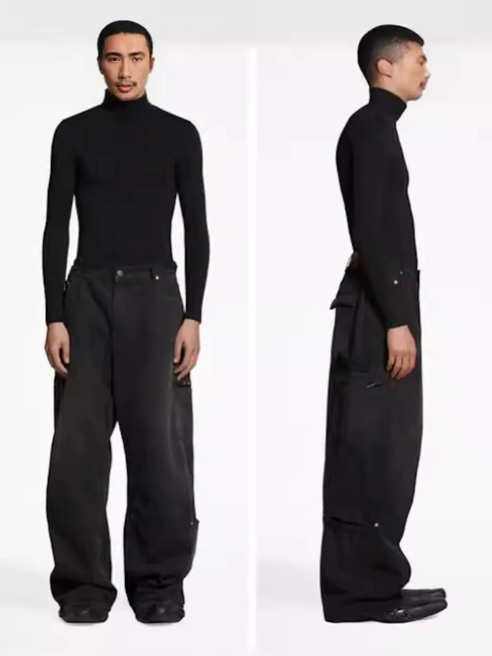 Structural Wide-Leg Denim
