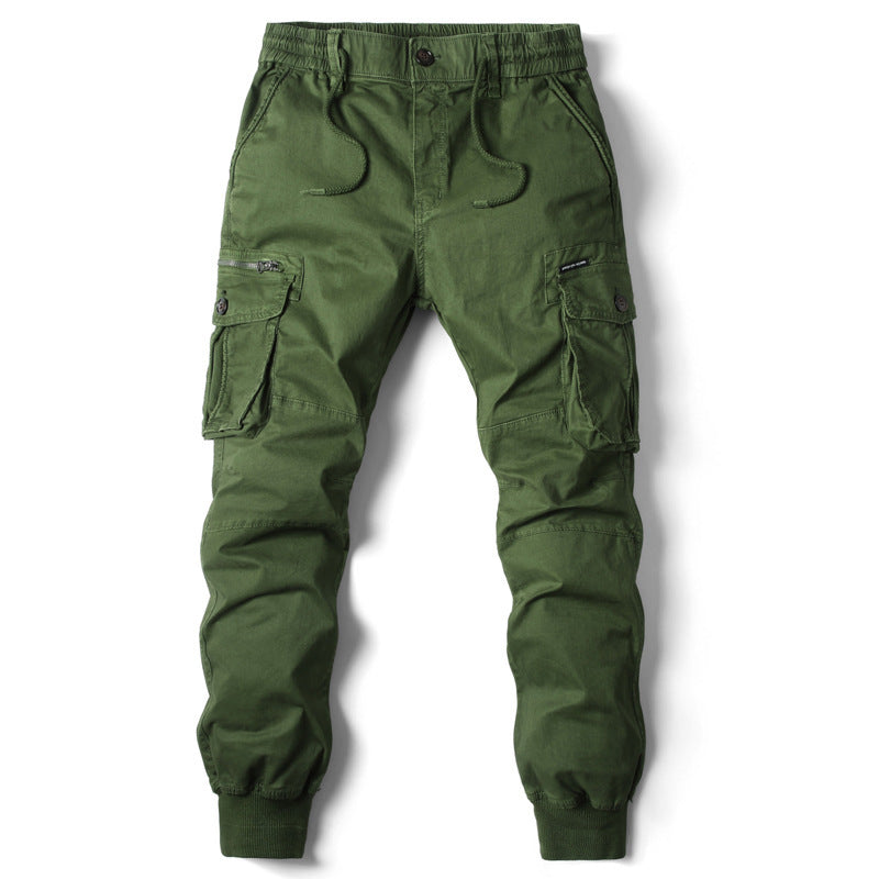 The Elastic Cuff Cargo Trousers | MONTQUANT — Premium Bottoms