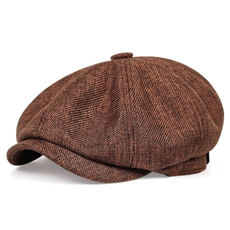 The Textured Newsboy Cap | MONTQUANT — Premium Men's Hats