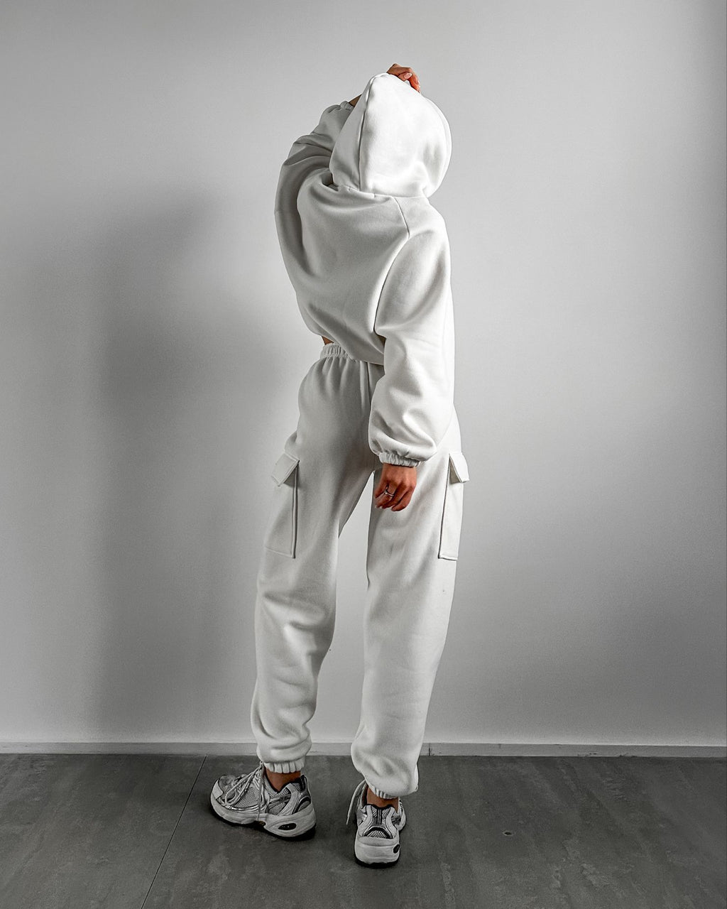 Two-Piece Cargo Pocket Hoodie Set