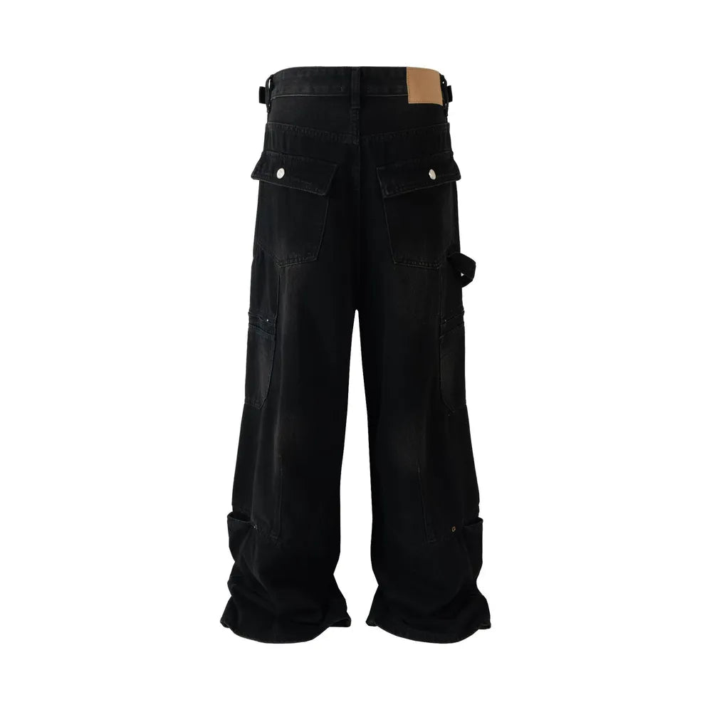 Structural Wide-Leg Denim
