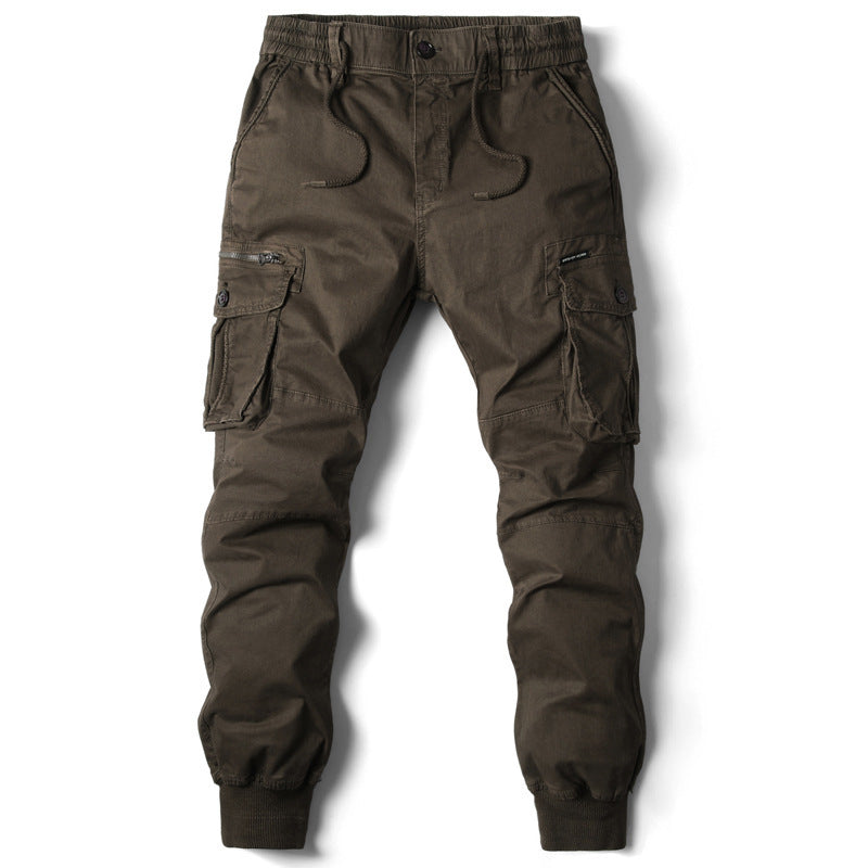 The Elastic Cuff Cargo Trousers | MONTQUANT — Premium Bottoms