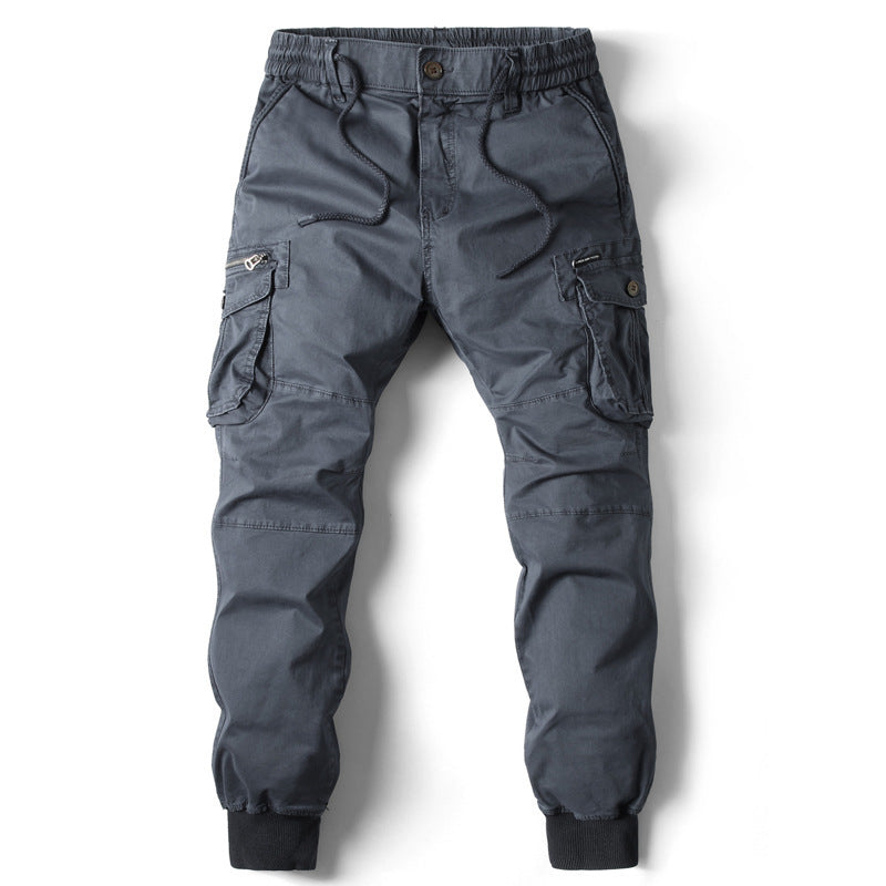 The Elastic Cuff Cargo Trousers | MONTQUANT — Premium Bottoms
