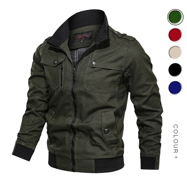 The Military Cotton Jacket | MONTQUANT — Premium Men's Outerwear