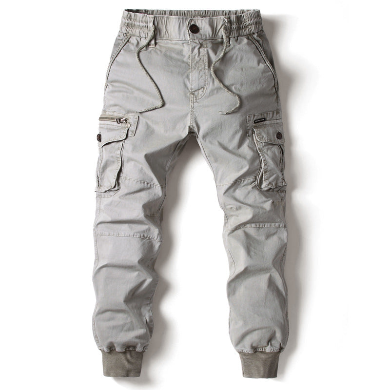 The Elastic Cuff Cargo Trousers | MONTQUANT — Premium Bottoms