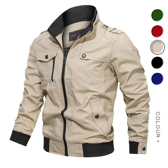The Military Cotton Jacket | MONTQUANT — Premium Men's Outerwear