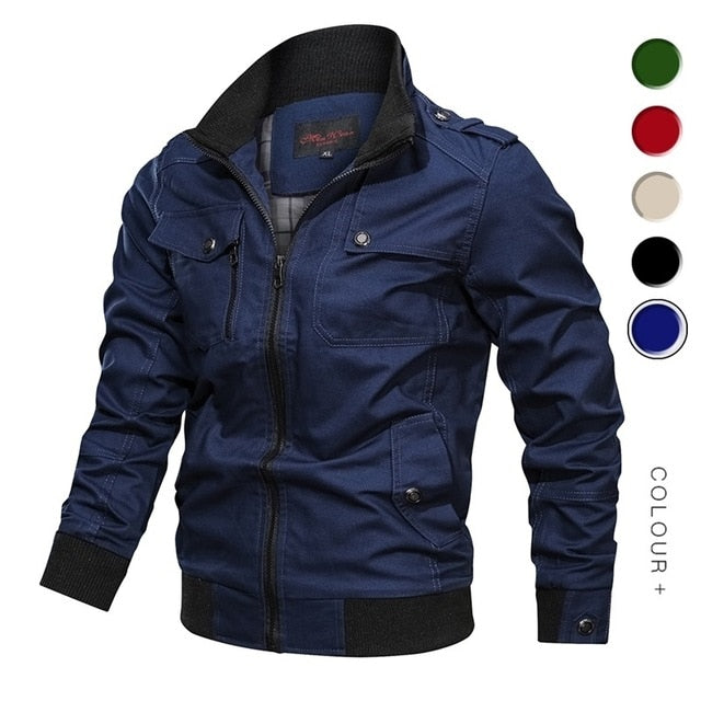 The Military Cotton Jacket | MONTQUANT — Premium Men's Outerwear