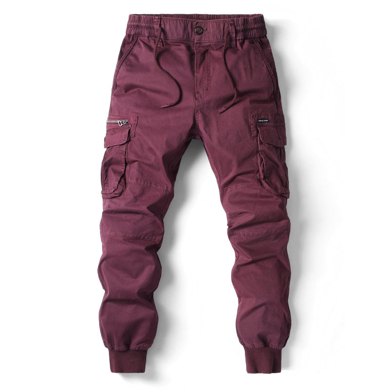 The Elastic Cuff Cargo Trousers | MONTQUANT — Premium Bottoms